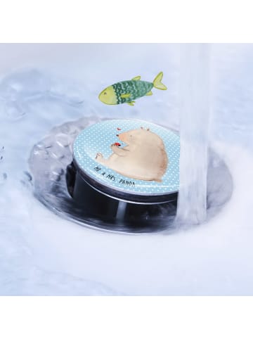 Mr. & Mrs. Panda Waschbecken-Stopfen Bär Marienkäfer ohne Spruch in Blau Pastell