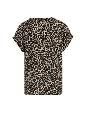 Zero  Bluse mit Leo-Muster in NatureBlack