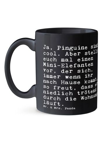 Mr. & Mrs. Panda Tasse Ja, Pinguine sind cool.... mit Spruch in Schwarz