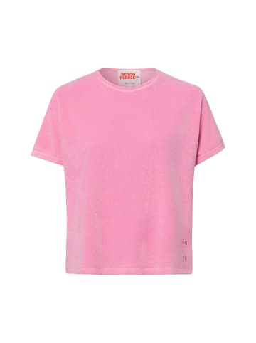 Marie Lund Frottee-Shirt in rosa