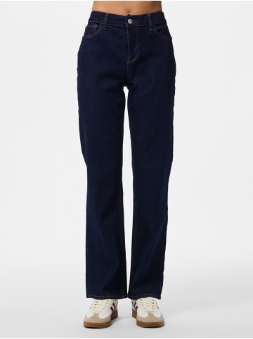 Pieces Straight Fit Jeans in Dark Blue Denim