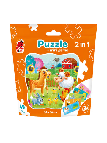 Roter Käfer Puzzle in stand-up pouch "2 in 1. Farm" RK1140-05