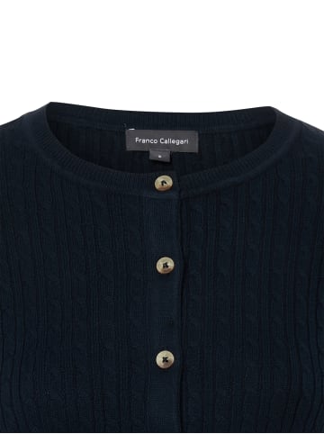 Franco Callegari Strickjacke in marine - 0001