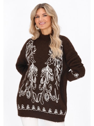 usha FESTIVAL Sweater in coffee
