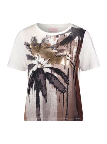 Betty Barclay Basic Shirt mit Aufdruck in Patch Cream/Black