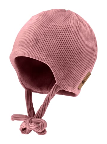 Sterntaler Beanie Cord Optik in rosarot