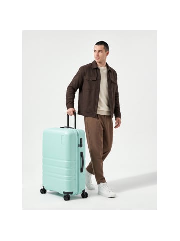 Redolz Pro ABS 4 Rollen Trolley 74 cm mit Dehnfalte mint