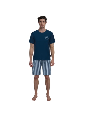 Tom Tailor Pyjama in Blau