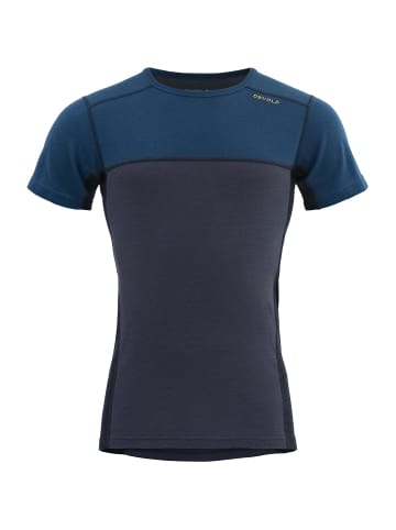 DEVOLD M LAUPARENMERINO 190 T-SHIRT in Nachtschwarz