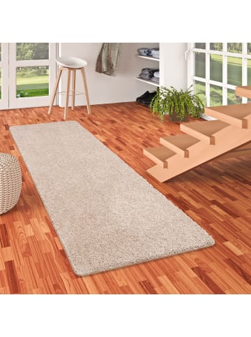Snapstyle Hochflor-Läufer Milano in beige