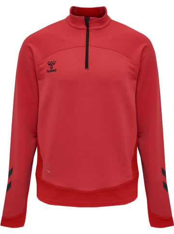 Hummel Halbreißverschluss Sweatshirt Hmllead Kinder in TRUE RED