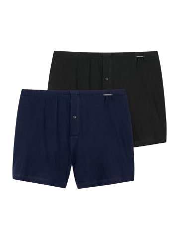 Schiesser Boxershorts 2er-Pack Selected Premium in mehrfarbig