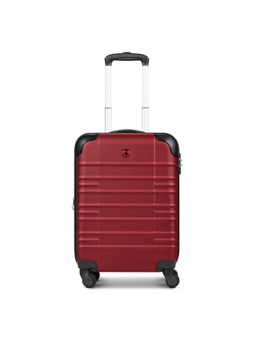 Wenger Amplar Evo 4 Rollen Kabinentrolley S 53 cm mit Dehnfalte ruby