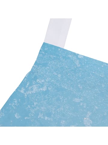 Mr. & Mrs. Panda Küchenschürze Pinguin Luftballon ohne Spruch in Eisblau