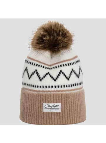 Chillouts Headwear Bommelmütze Ella in Weiß