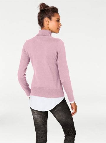 Heine Rollkragen-Pullover in rosé