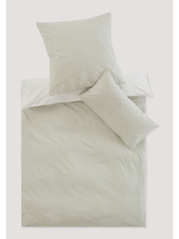 Hessnatur Wende-Bettwäsche-Set in pastelloliv