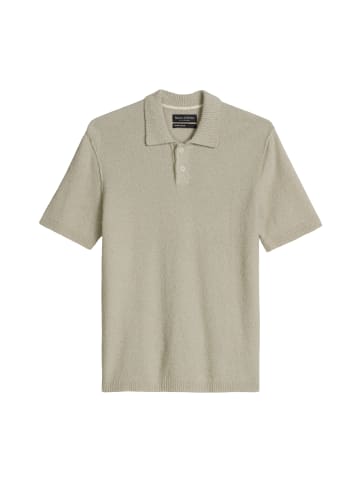 Marc O'Polo Bouclé-Poloshirt regular in Grey Kit