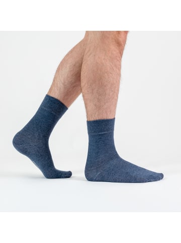 Occulto 6er Pack Socken ohne Naht ohne Gummibund Oliver in Blau-Mix