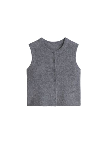 Marc O'Polo DENIM Ärmelloser Cardigan regular in Asphalt Melange