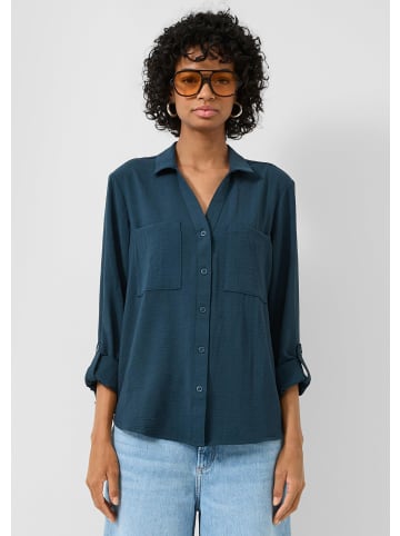 QS Bluse in 5820_tiefblau
