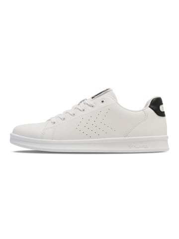 Hummel Schnürsenkel Sneaker Court Line Lebensstil Erwachsene in WHITE/BLACK