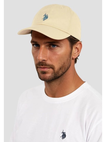U.S. Polo Assn. Baseball Cap USKaii – Unisex Kappe mit verstellbarem Strapback in Beige