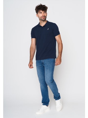 GreenBomb Polo-Shirt Animal Seagull in Marineblau