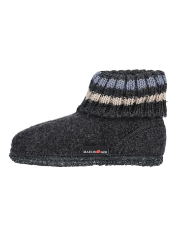 HAFLINGER Hausschuhe HÜTTENSCHUH PAUL HÜTTENSCHUH PAUL in Graphit