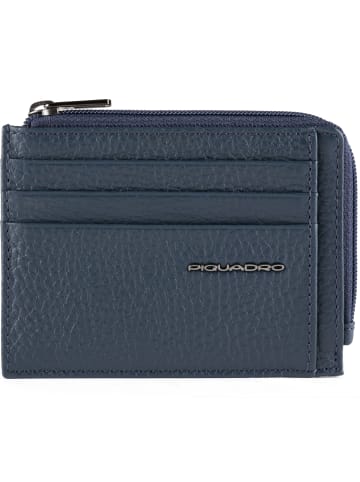 Piquadro Modus Special Kreditkartenetui Leder 11 cm in blue