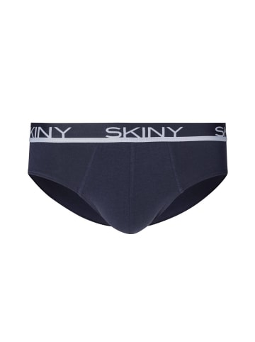 Skiny Slip 3er Pack in Grau/Blau/Schwarz