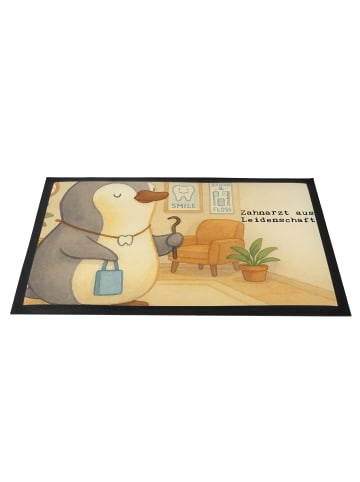 Mr. & Mrs. Panda Schmutzfangmatte Zahnarzt Leidenschaft Design m... in Weiß