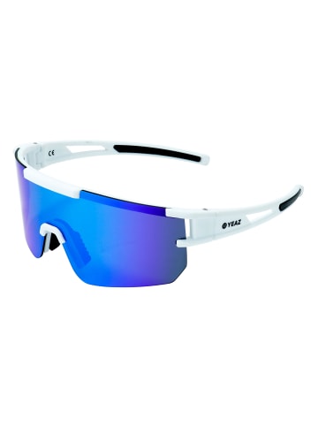 YEAZ SUNSPARK Sport-Sonnenbrille Bright White/Blue in blau