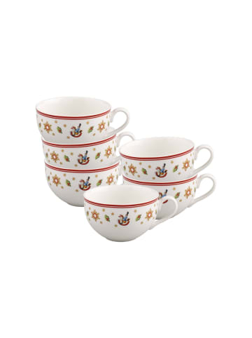 Villeroy & Boch 6er Set Kaffee-/Teetassen Toy's Delight in 170 ml in bunt