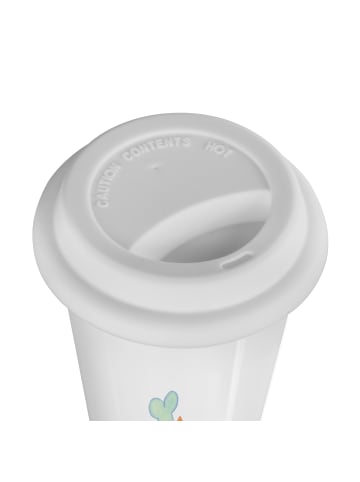 Mr. & Mrs. Panda Becher Fuchs Koch ohne Spruch in Weiß