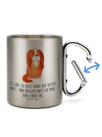 Mr. & Mrs. Panda Thermobecher Hund Cavalier King Charles Spaniel... in Silber