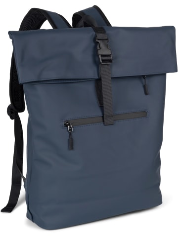 styleBREAKER Wasserfester Rucksack in Dunkelblau