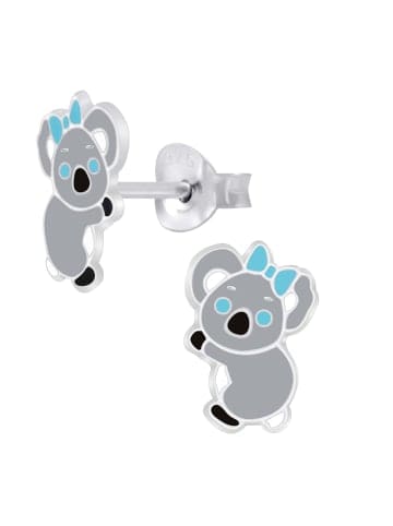 schmuck23 Silber Ohrringe 925 Koala Bär 0,7 cm x 0,8 cm