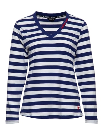 Queen Kerosin Queen Kerosin Langarmshirt Sailor’s Ruin in navy