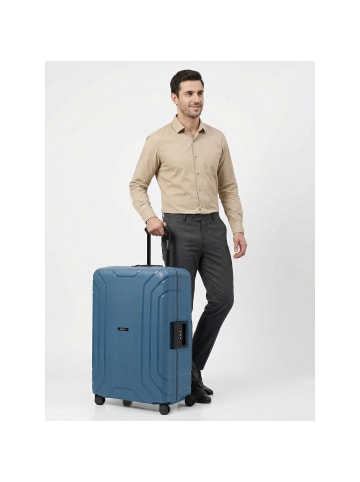 Redolz Essentials 15 4-Rollen Trolley 75 cm mit Dreipunkt-Verschluss stone blue