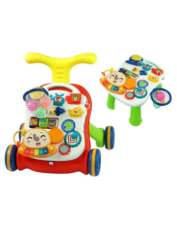 Coemo 2in1 Baby Laufwagen Rolli + Multifunktion Spieltisch in Bunt