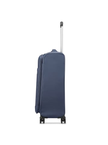 Roncato Jazz 4.0 4 Rollen Trolley M 65 cm mit Dehnfalte in nachtblau