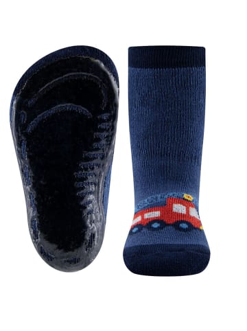 ewers 2er-Set Stoppersocken 2er Pack Feuerwehr/Ringel in navy