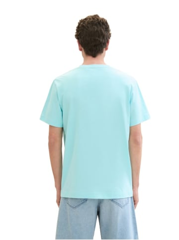 Tom Tailor Print T-Shirt für Herren in blau