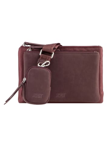 Jost Andoya Umhängetasche 26 cm wine