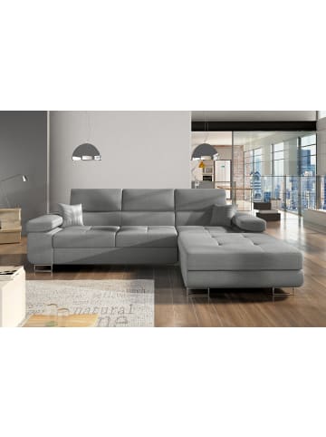 MF Design Amanda Recamiere Rechts in Dunkelgrau -  (L) 203 x (B) 289 x (H) 85 cm