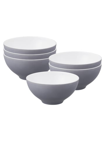 Seltmann Weiden 6er Set Schüsseln Life Fashion in Elegant Grey ø 15,5 cm
