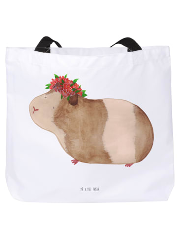 Mr. & Mrs. Panda Tote Bag Meerschweinchen Weisheit ohne Spruch in Weiß