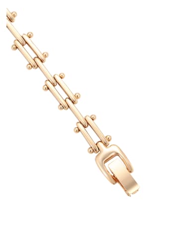 faina Women Link Bracelet With Rhinestones in Gold