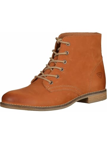 Tamaris Schnür-Stiefeletten für Damen in cognac